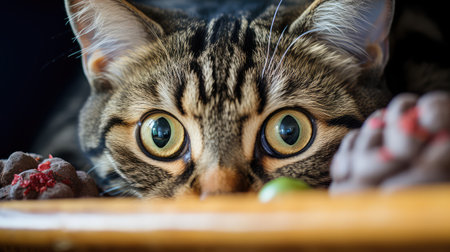 tbby cat in a boxの素材