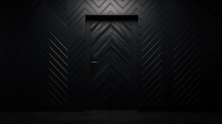 etched black doorの素材