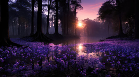 dusk violet flameの素材