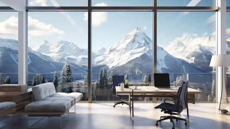 valleys office viewsの素材