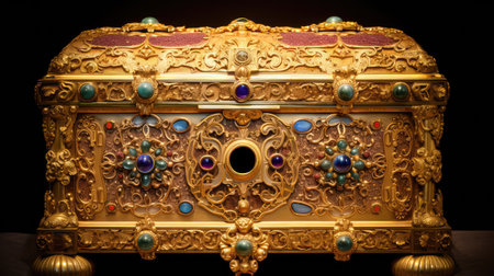 museum gold chestの素材