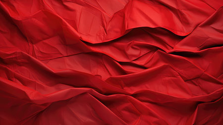paper red texture background illustration wrinkled surface, dynamic depth, vibrant abstract paper red texture backgroundの素材
