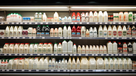 cow agriculture milk production illustration pasteurization lactose, homogenization processing, supply demand cow agriculture milk productionの素材