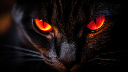 mysterious red eye illustration reflection intensity, dark s, capture image mysterious red eyeの素材