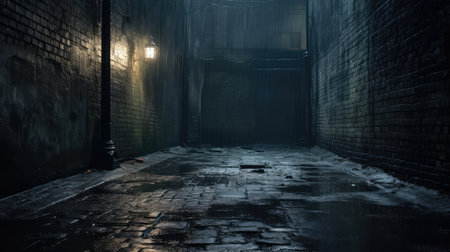 shadows dark gray grunge illustration mysterious haunting, dim streetlights, ambiance rough shadows dark gray grungeの素材