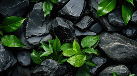 pile gray rock texture illustration s backdrop, green size, shape composition pile gray rock textureの素材