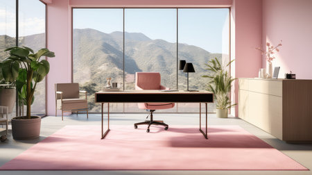 space pink rugの素材