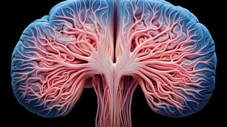 gender pink brain blue brainの素材