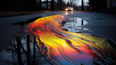 contrast rainbow oilの素材