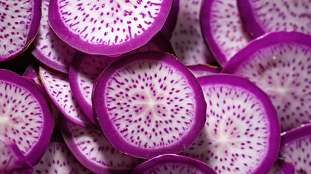vibrant purple radishの素材