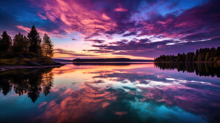 reflection psychedelic purpleの素材