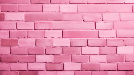 arranged pink brick backgroundの素材