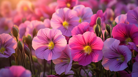 petals pink evening primroseの素材