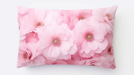 oversized pink floral patternの素材