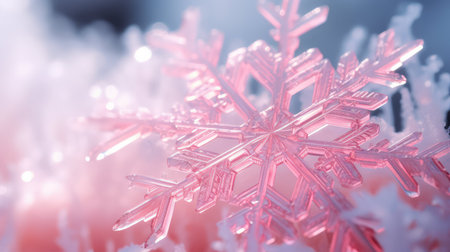 crystal pink snowの素材