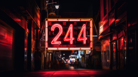 open red light backgroundの素材