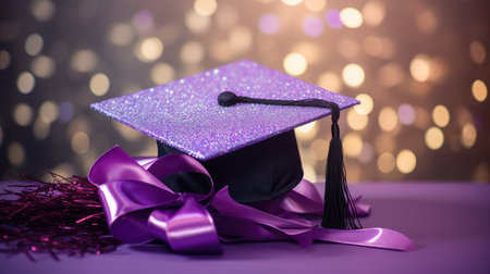 books purple graduationの素材