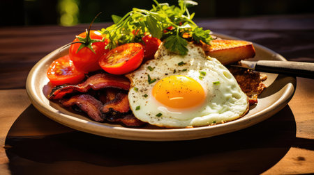 rustic sunny side upの素材