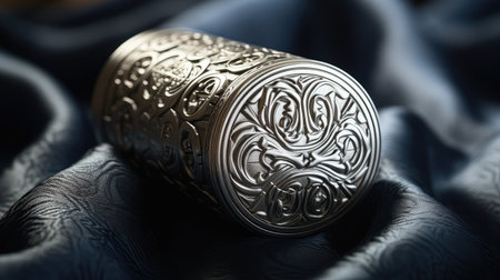 intricate silver sealの素材