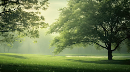 landscape pastel greenの素材