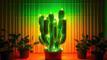 yellow neon light freeの素材