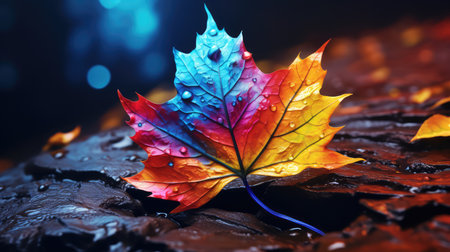 colors 3d leafの素材