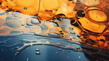 glass water and oilの素材