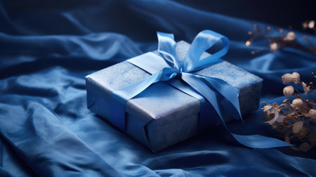 box blue tissue paperの素材