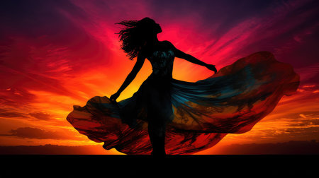 femininity female blackの素材