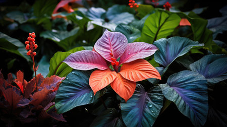 nature leaf flowerの素材