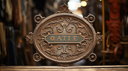 aged metal signageの素材