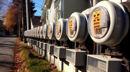 ity house electric meterの素材