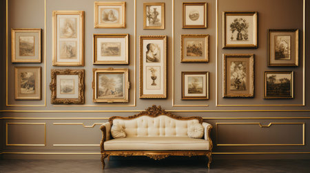 display ornate gold frameの素材