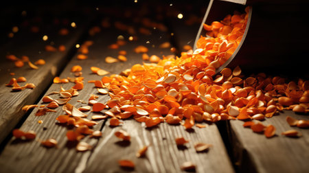 table orange seedの素材