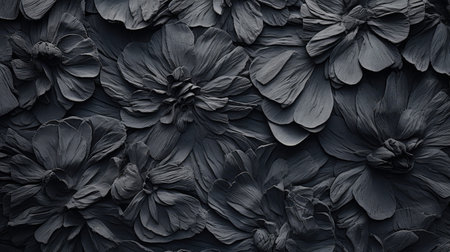 slate abstract floral backgroundの素材