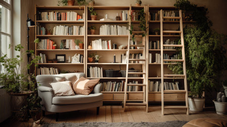 stylish wooden ladderの素材