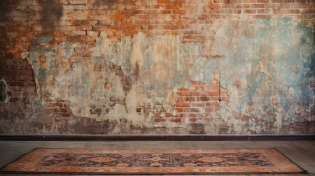 peeling wall floor backgroundの素材