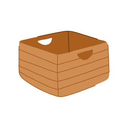 holder basket for storage cartoon vector illustrationのイラスト素材