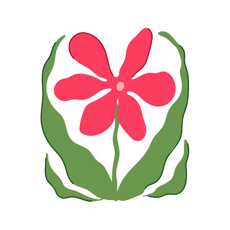 installation floral arch cartoon vector illustrationのイラスト素材