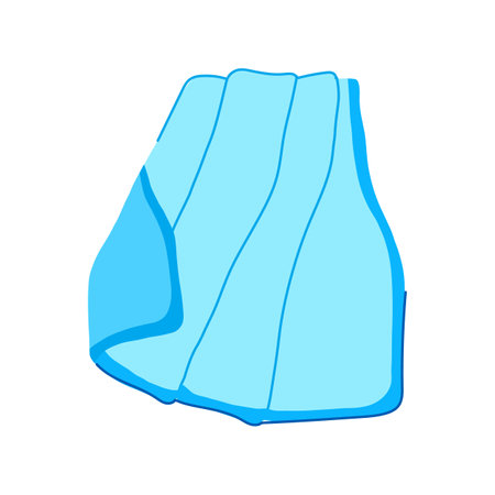 zipper throw blanket cartoon vector illustrationのイラスト素材