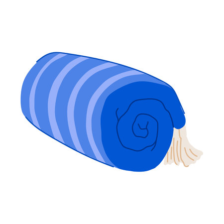travel throw blanket cartoon vector illustrationのイラスト素材