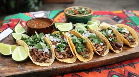 spread restaurant mexican food backgroundの写真素材