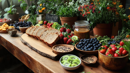 rustic vegan tableの素材