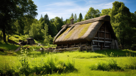 meadow houseの写真素材