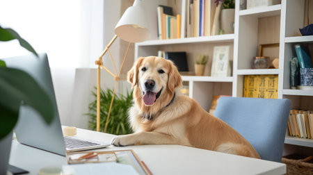 desk home office petの素材