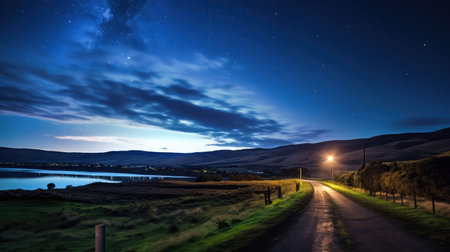 fields road lightの素材