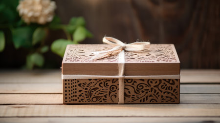 box gift woodの素材