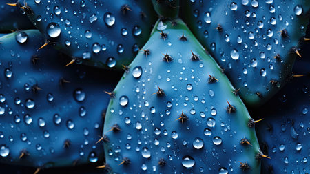 texture blue cactusの素材