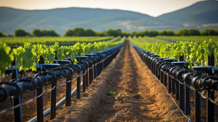 tubing irrigation equipmentの写真素材