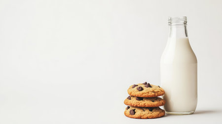 bottle milk white backgroundの素材